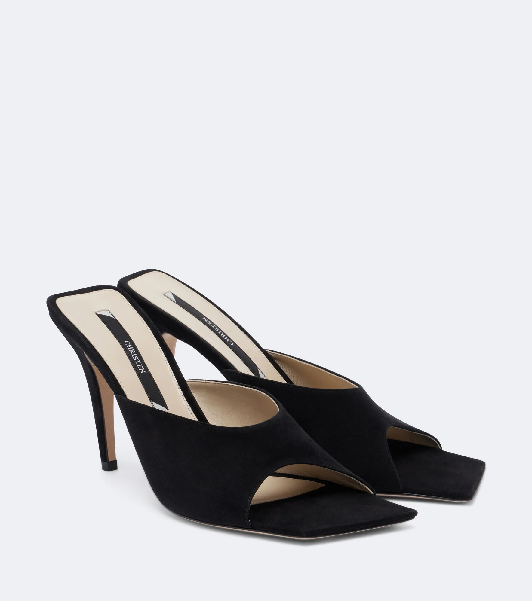 Edge suede mules - 1