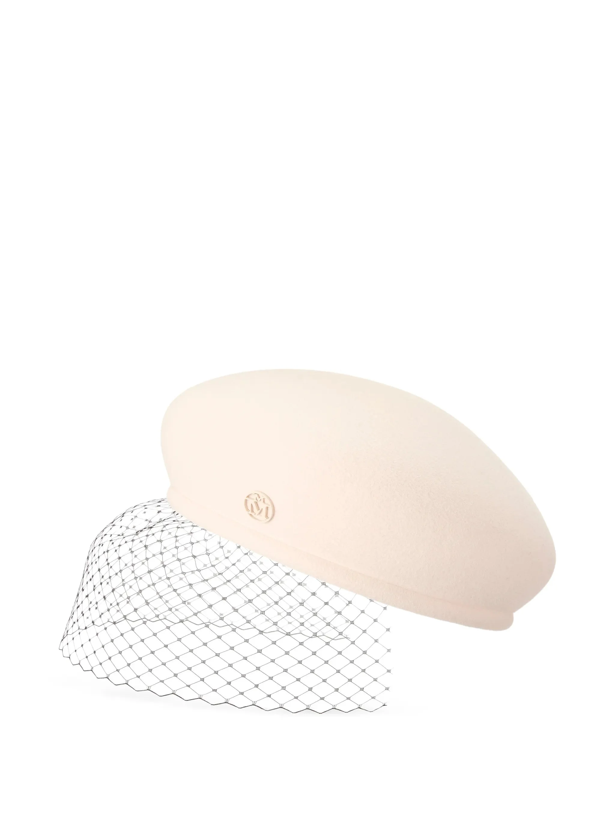 Maison Michel New Bonnie Veiled Beret - 1