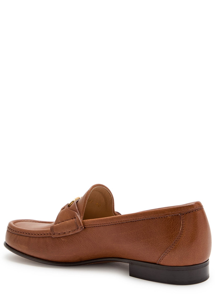 Valentino Vlogo Leather Loafers - 2