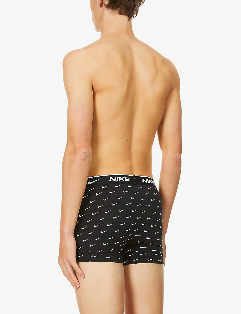 Pack of three Everyday stretch-cotton jersey trunks - 3