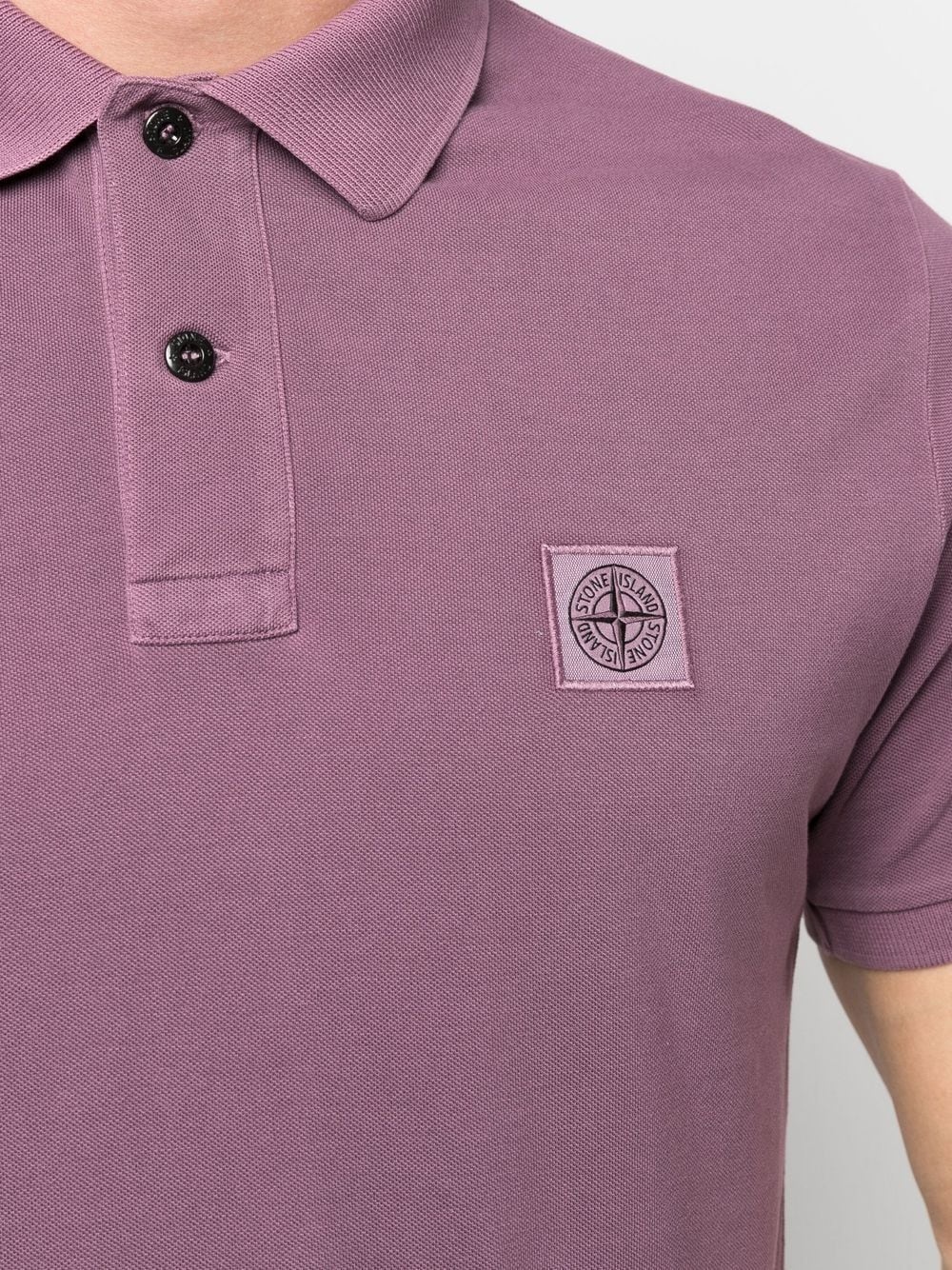 Compass-patch polo shirt - 5