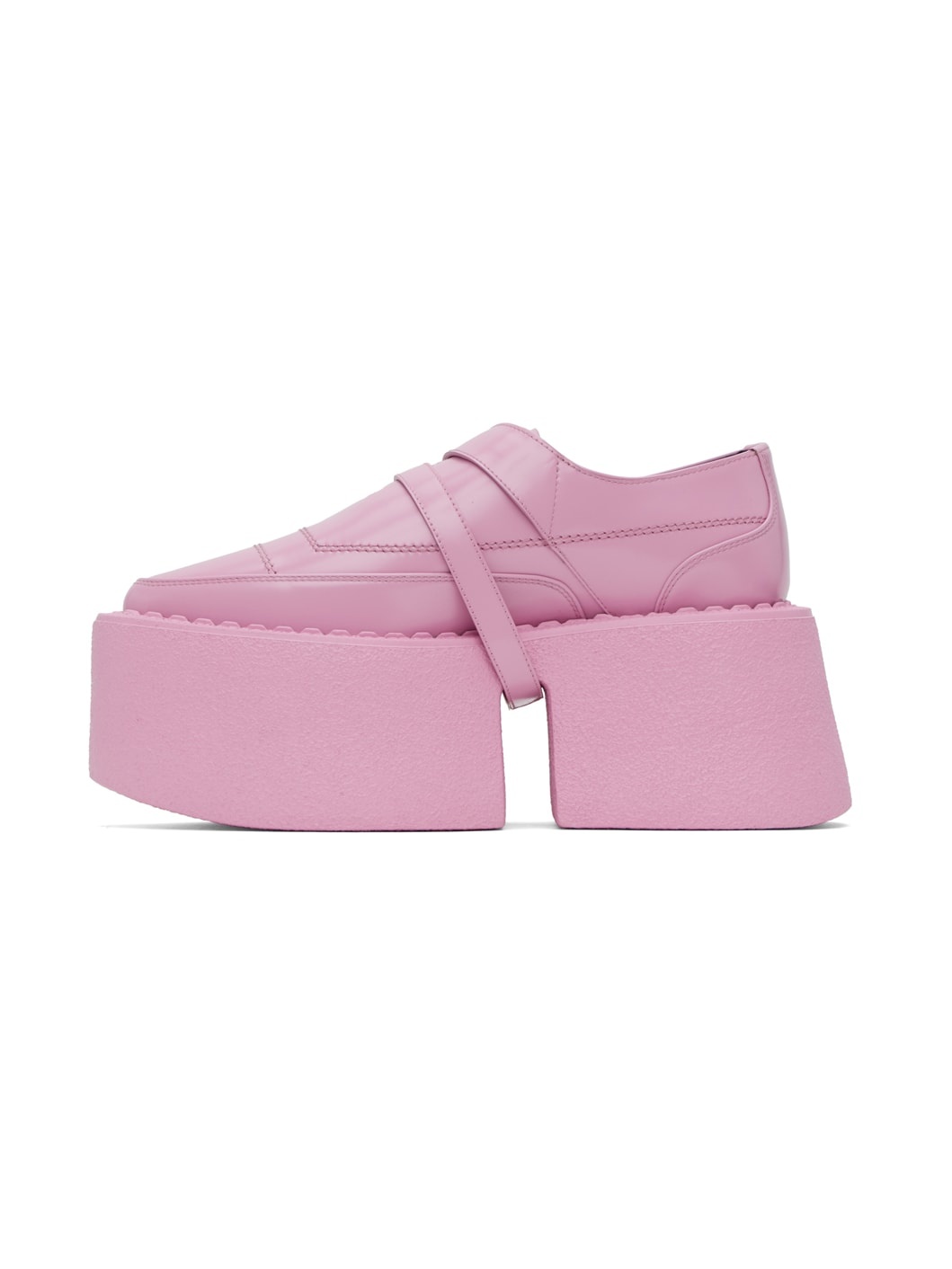 SSENSE Exclusive Pink Superstack Oxfords - 3