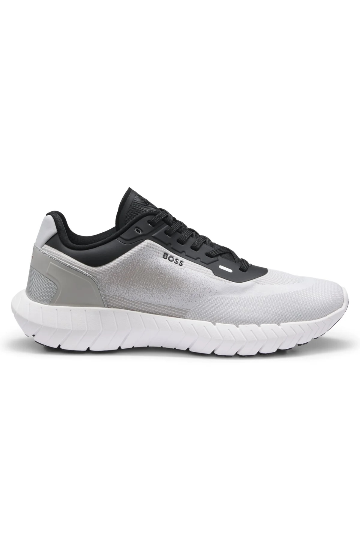 BOSS-MOTION LACE-UP SNEAKERS IN WOVEN JACQUARD - 1