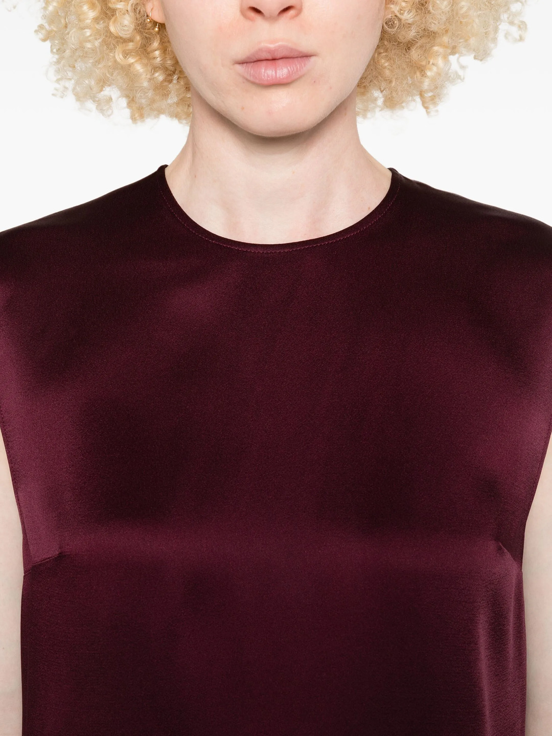 Satin Sleeveless Top - 5