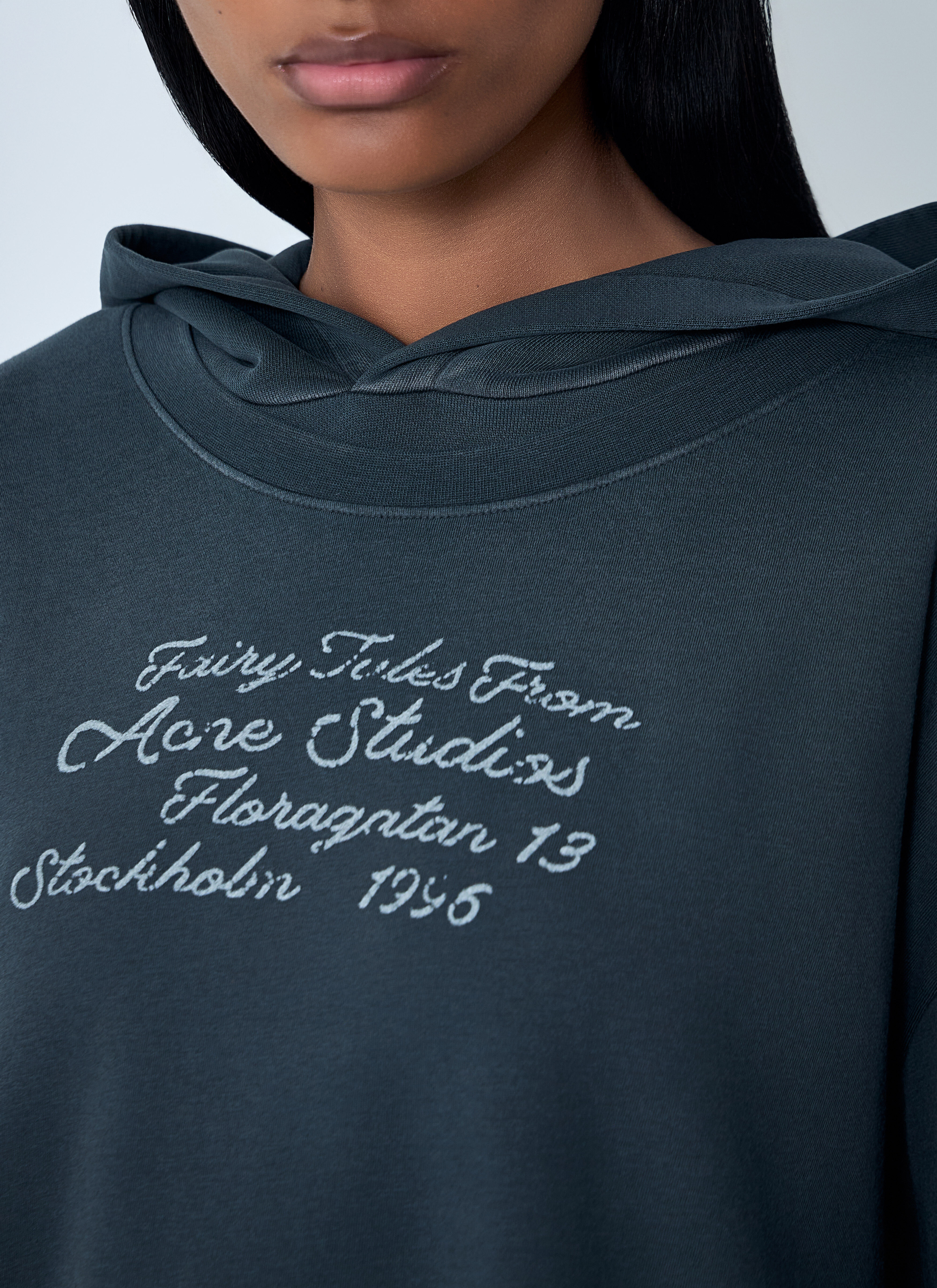 Hooded Logo Motif T-Shirt - 5