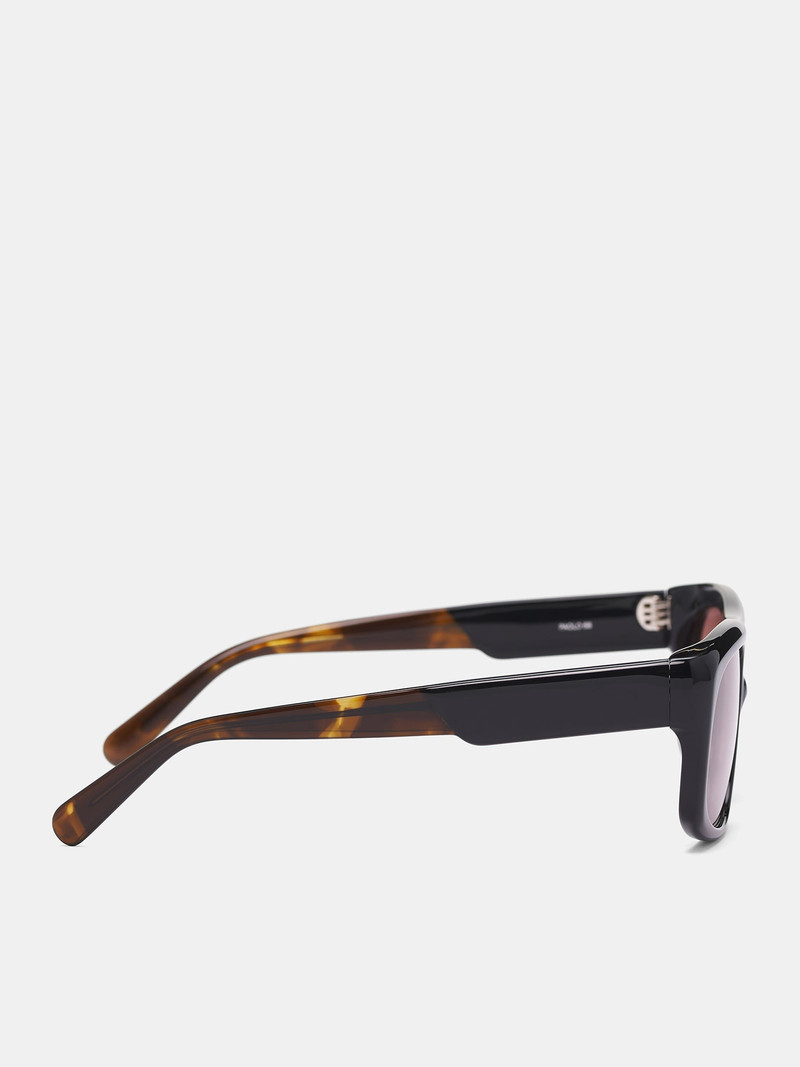 CHRISTOPHER ESBER Black & Sepia Paolo 68 Sunglasses outlook