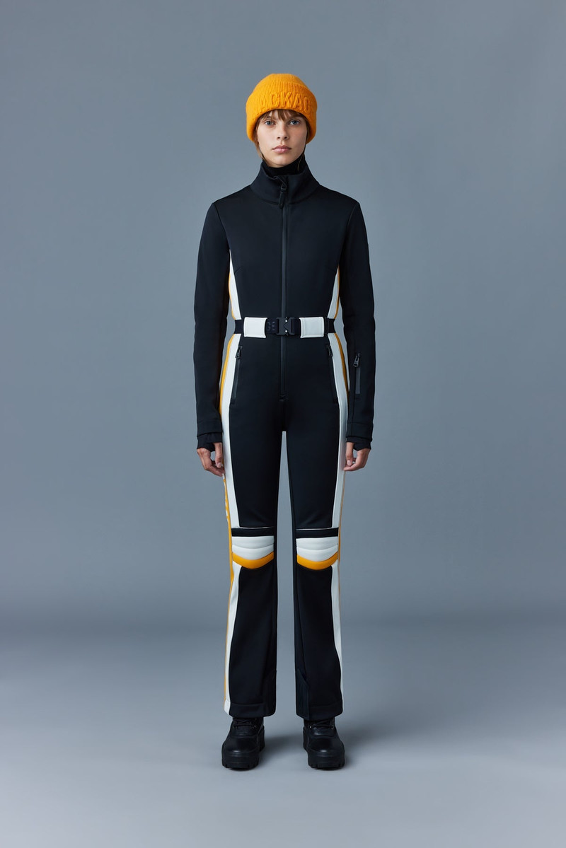 MACKAGE BRIE Agile-360 belted bonded fleece belted ski suit outlook