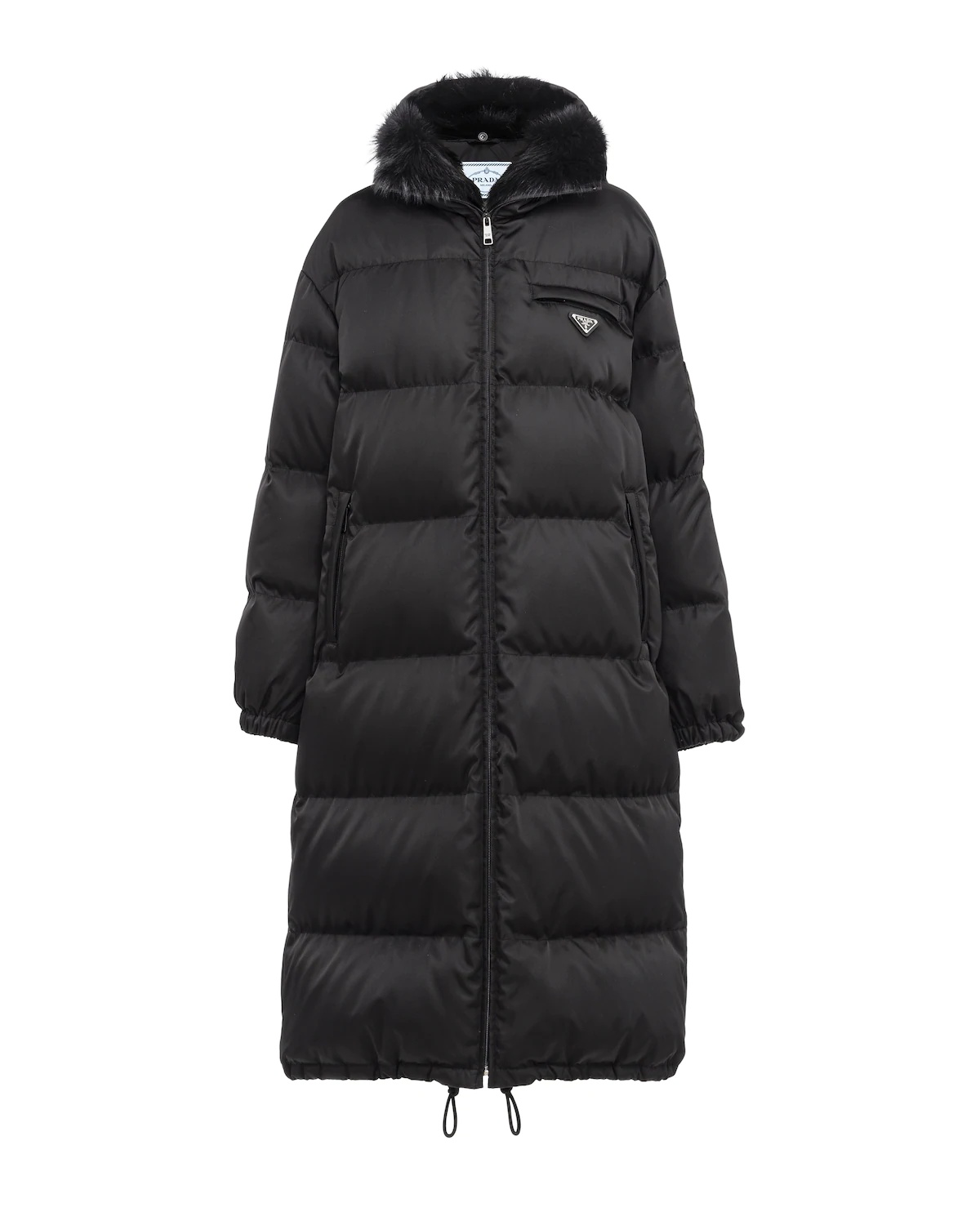 Re-Nylon gabardine puffer coat - 1