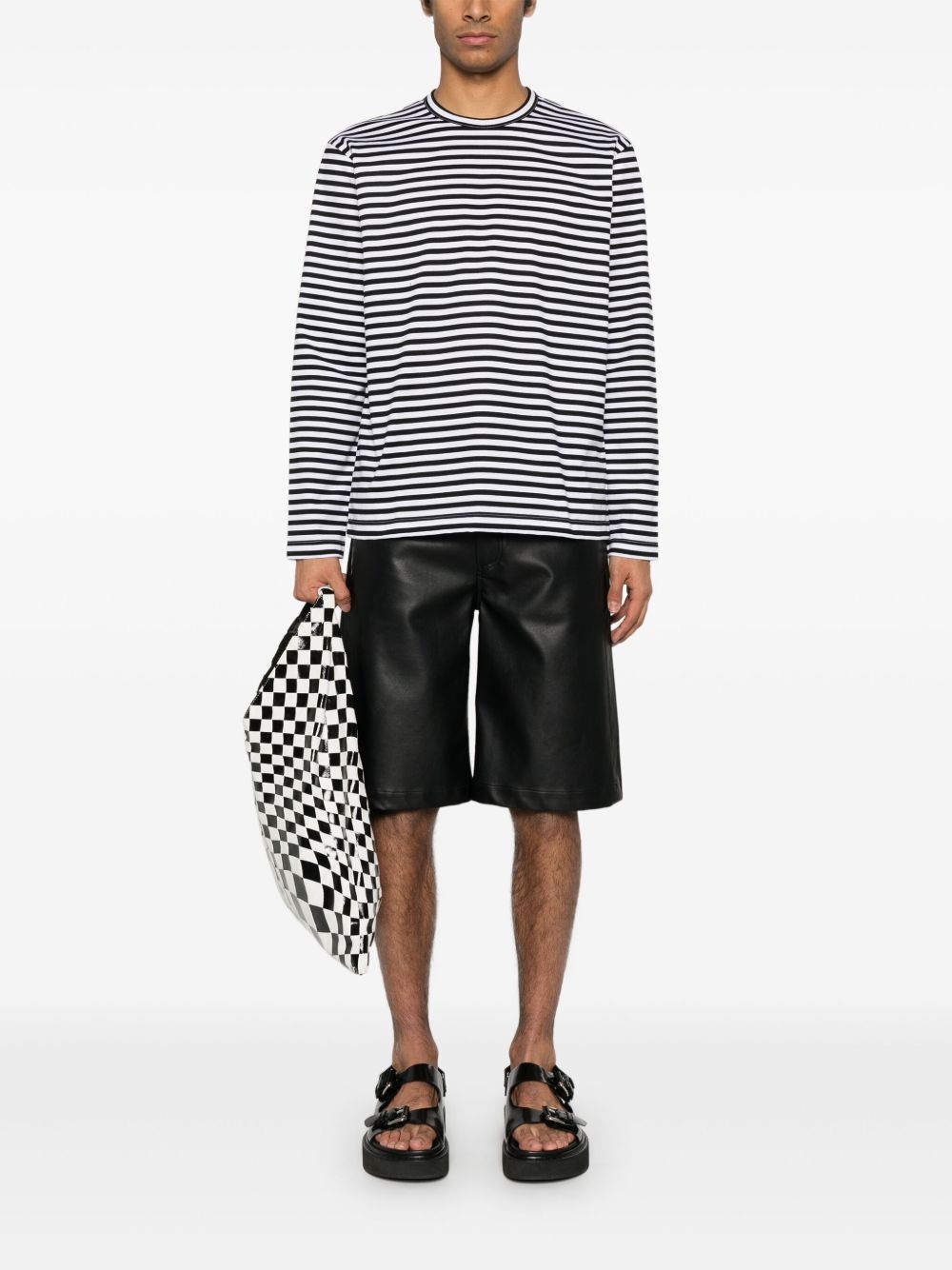 x Comme des Garçons striped T-shirt - 2