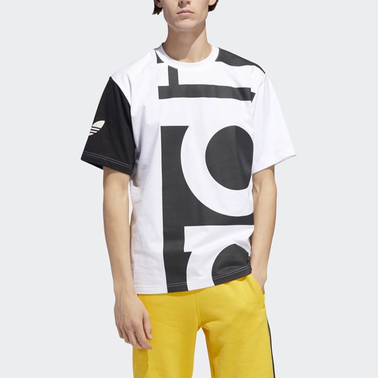 adidas originals BIG ADI TEE Printing Short Sleeve White DY6653 - 3