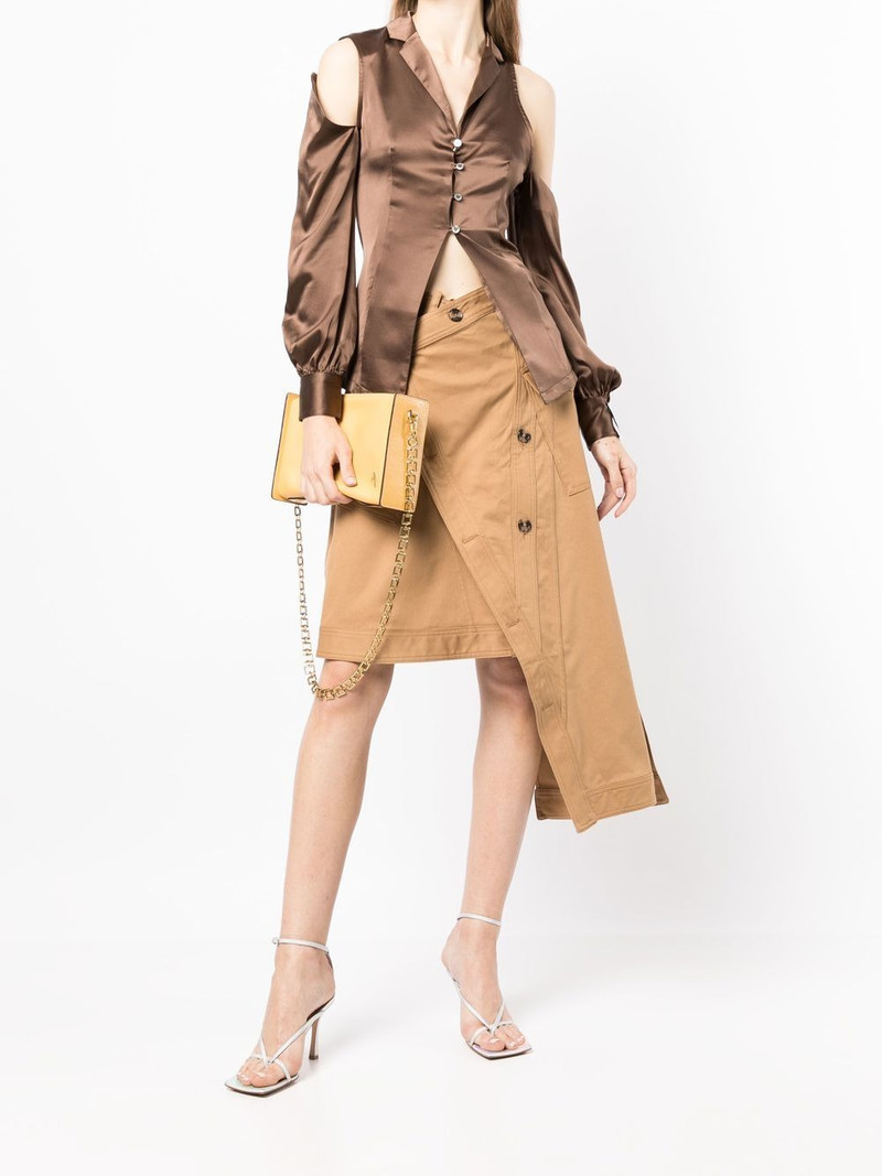 rokh asymmetric A-line skirt outlook