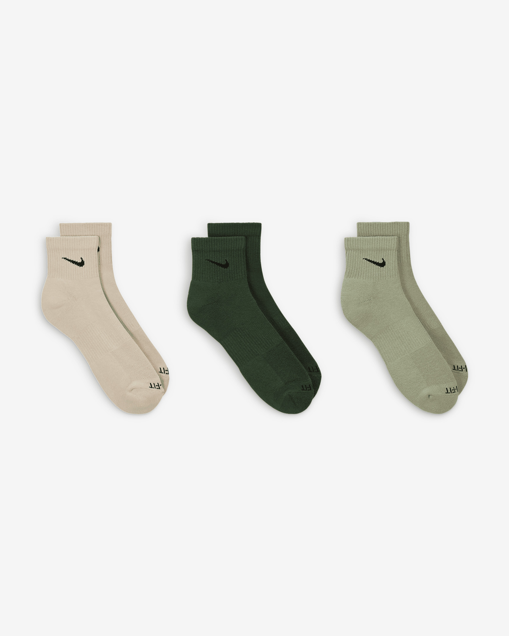 Nike Everyday Plus Cushioned Training Ankle Socks (3 Pairs) - 3