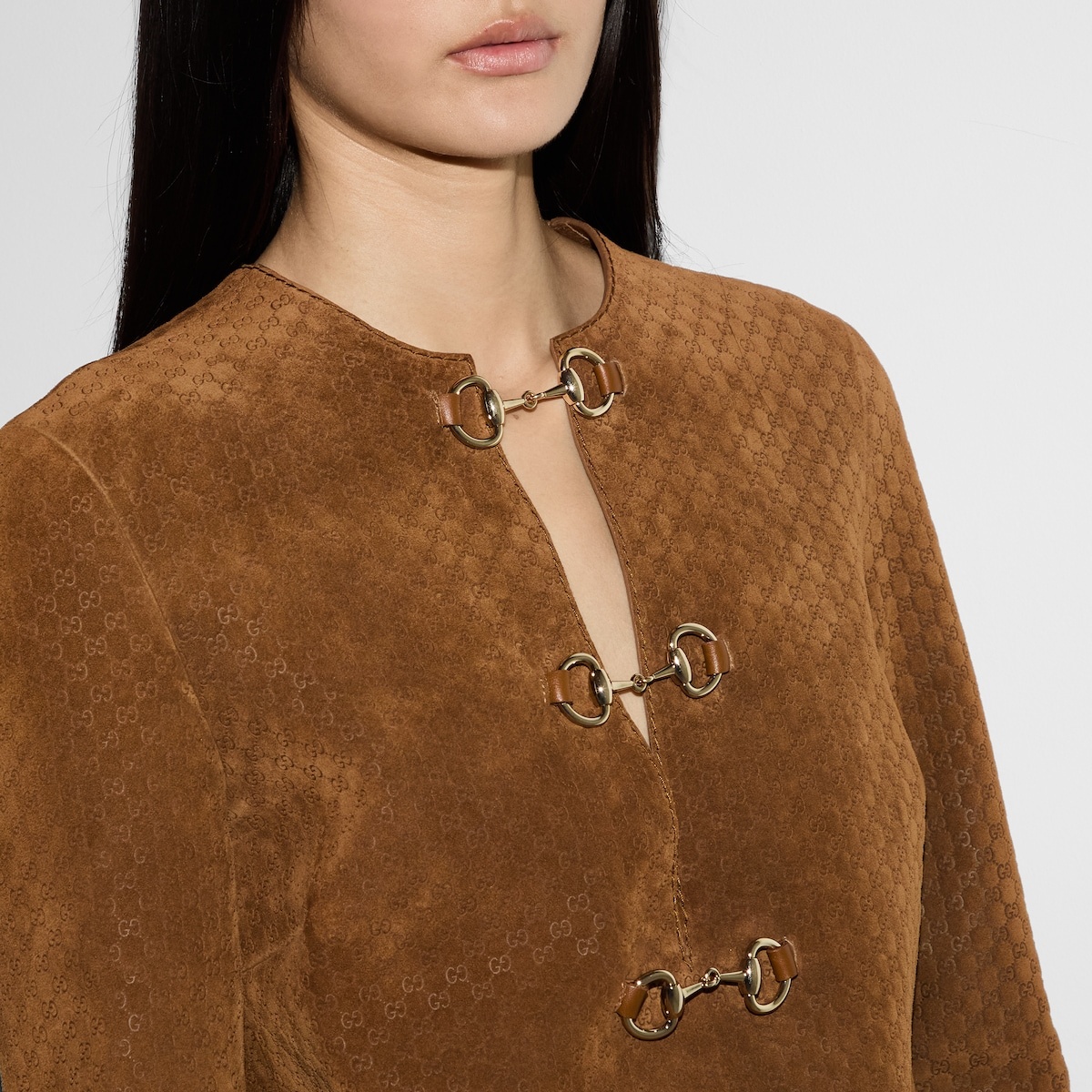 GG suede dress with Horsebit detail - 5