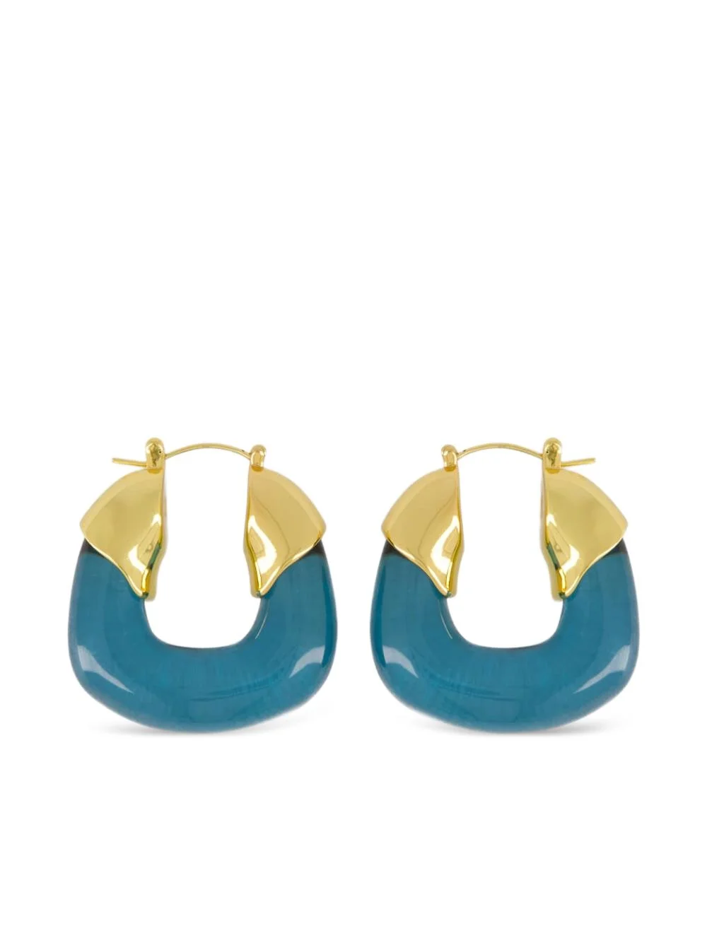 sculpted hoop earrings - 1