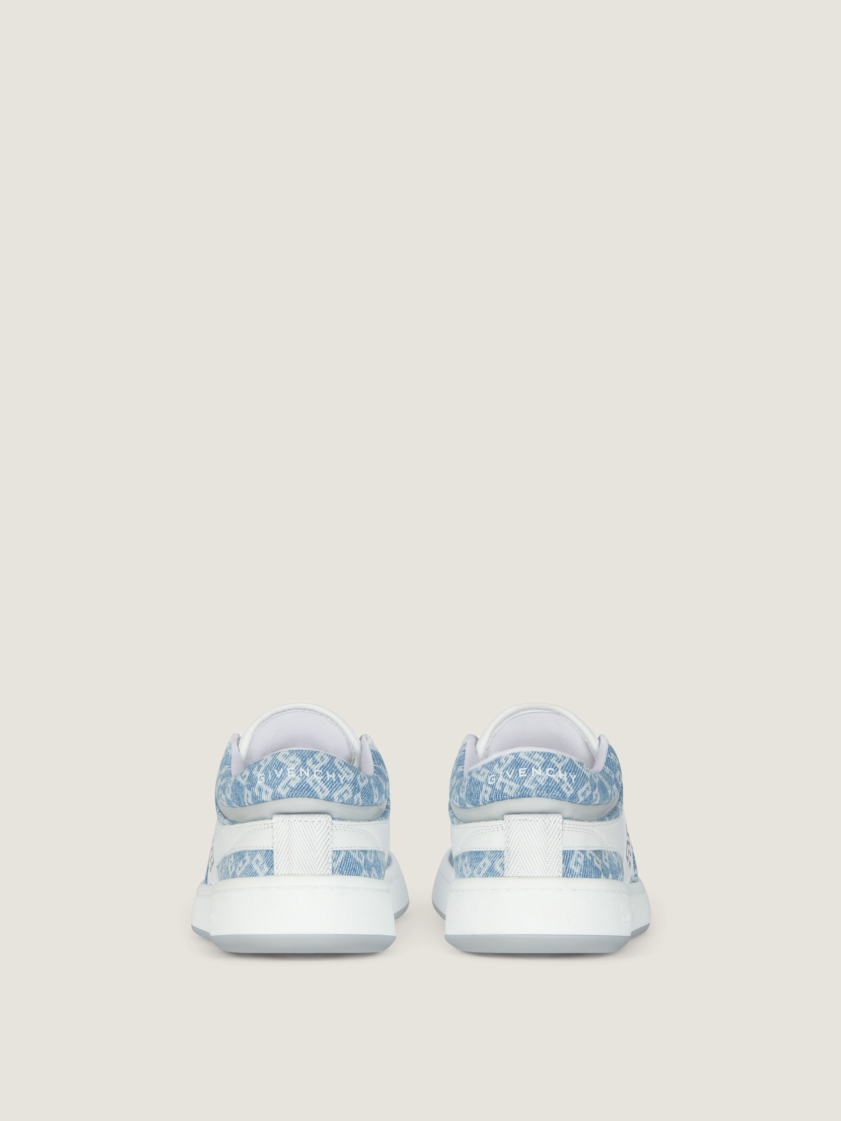 G MOVE SNEAKERS IN MIXED LEATHERS AND DENIM MONOGRAM 72 - 6