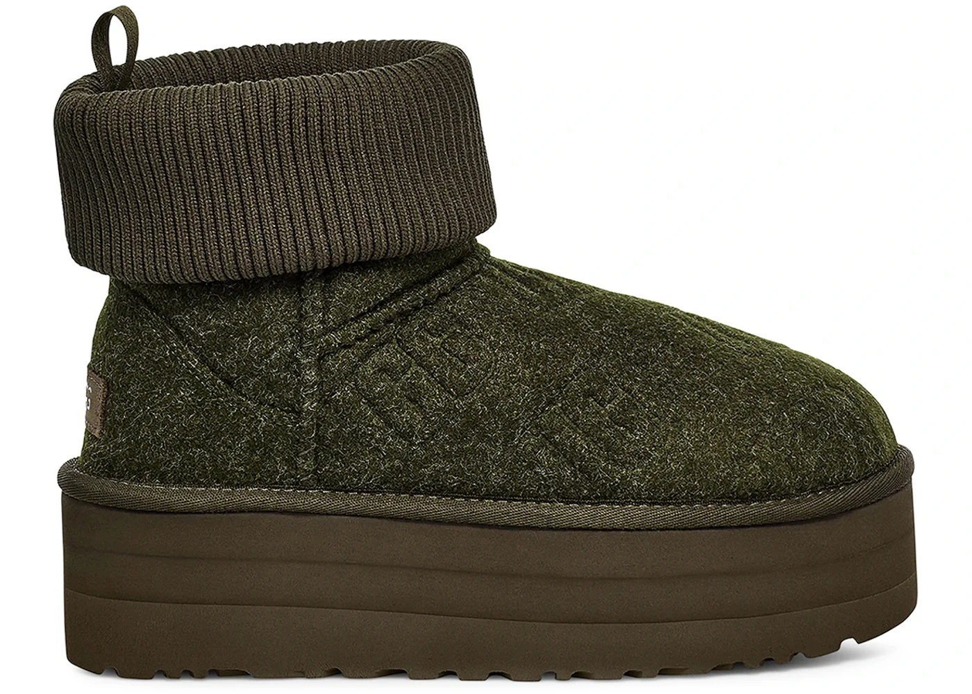 UGG Classic Mini Platform Felted Boot Forest Night (Women's) - 1