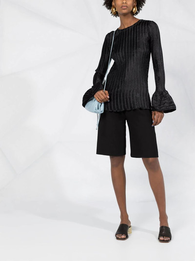 JW Anderson bell sleeve ribbed blouse outlook