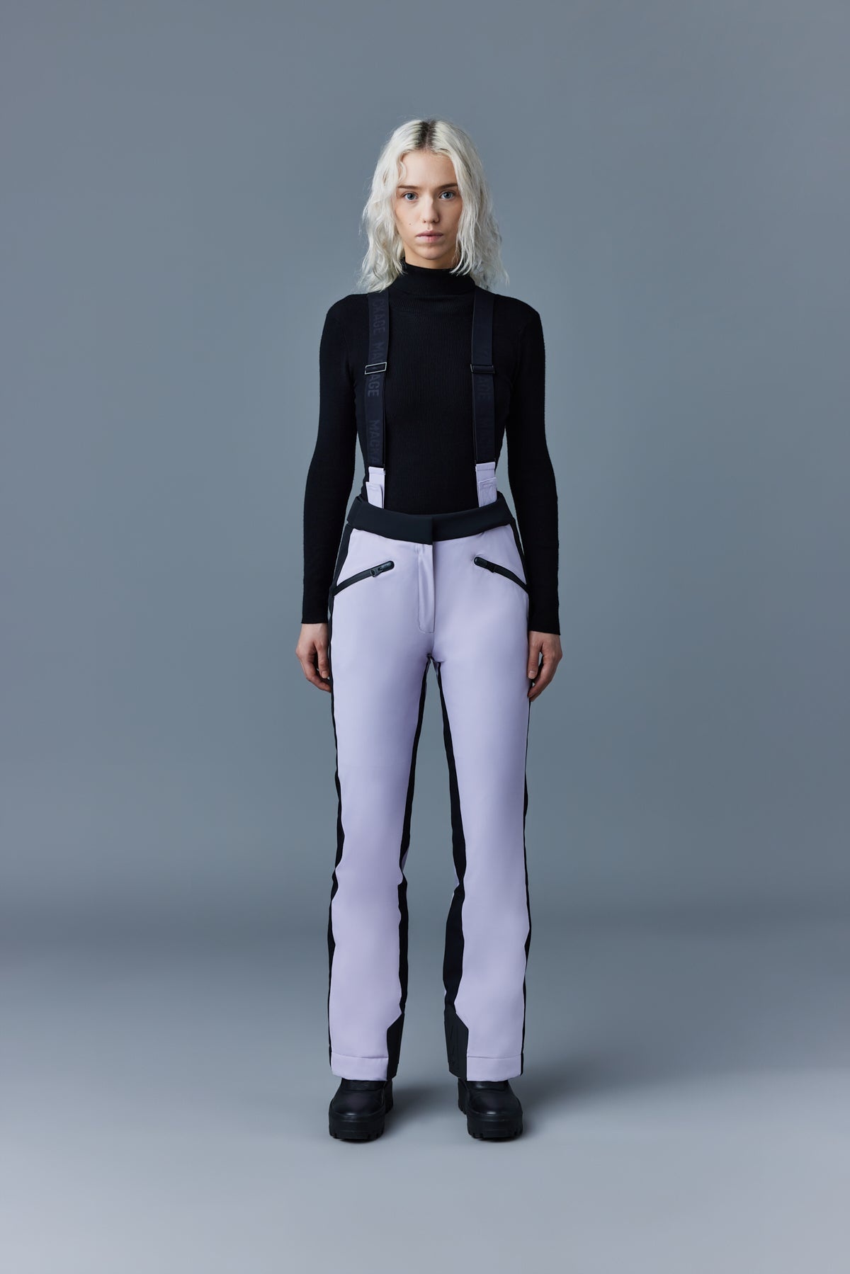 NYOMI ski pant with removable suspenders - 2