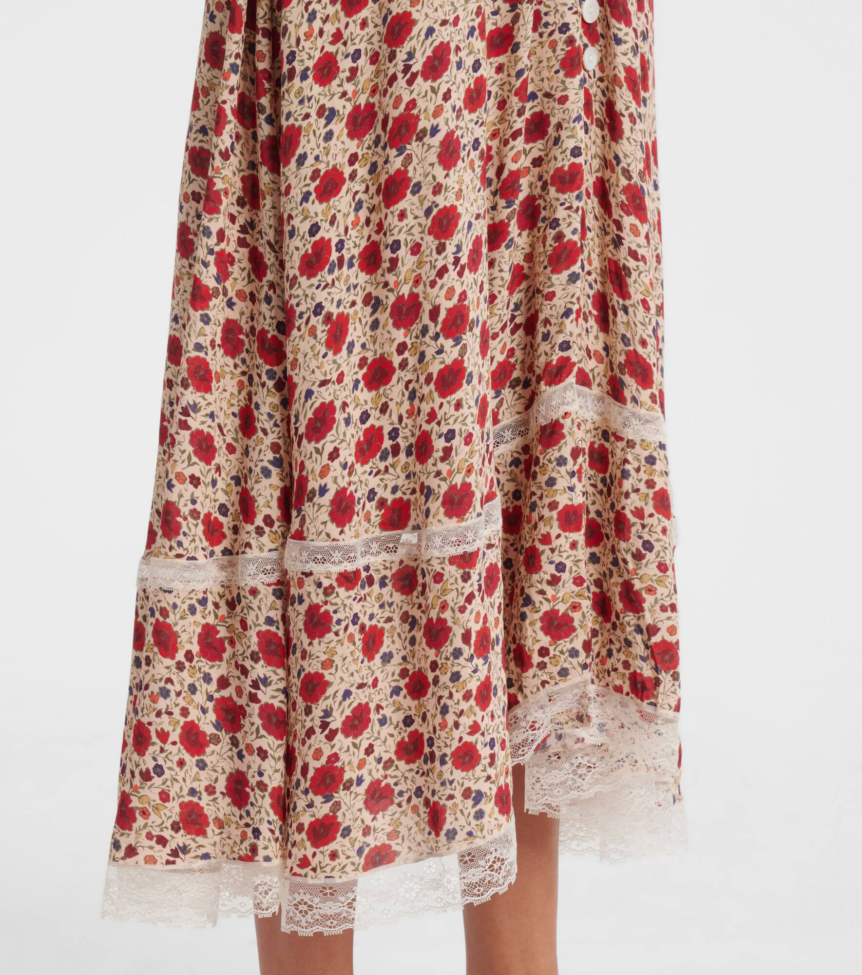 Raven floral midi dress - 5