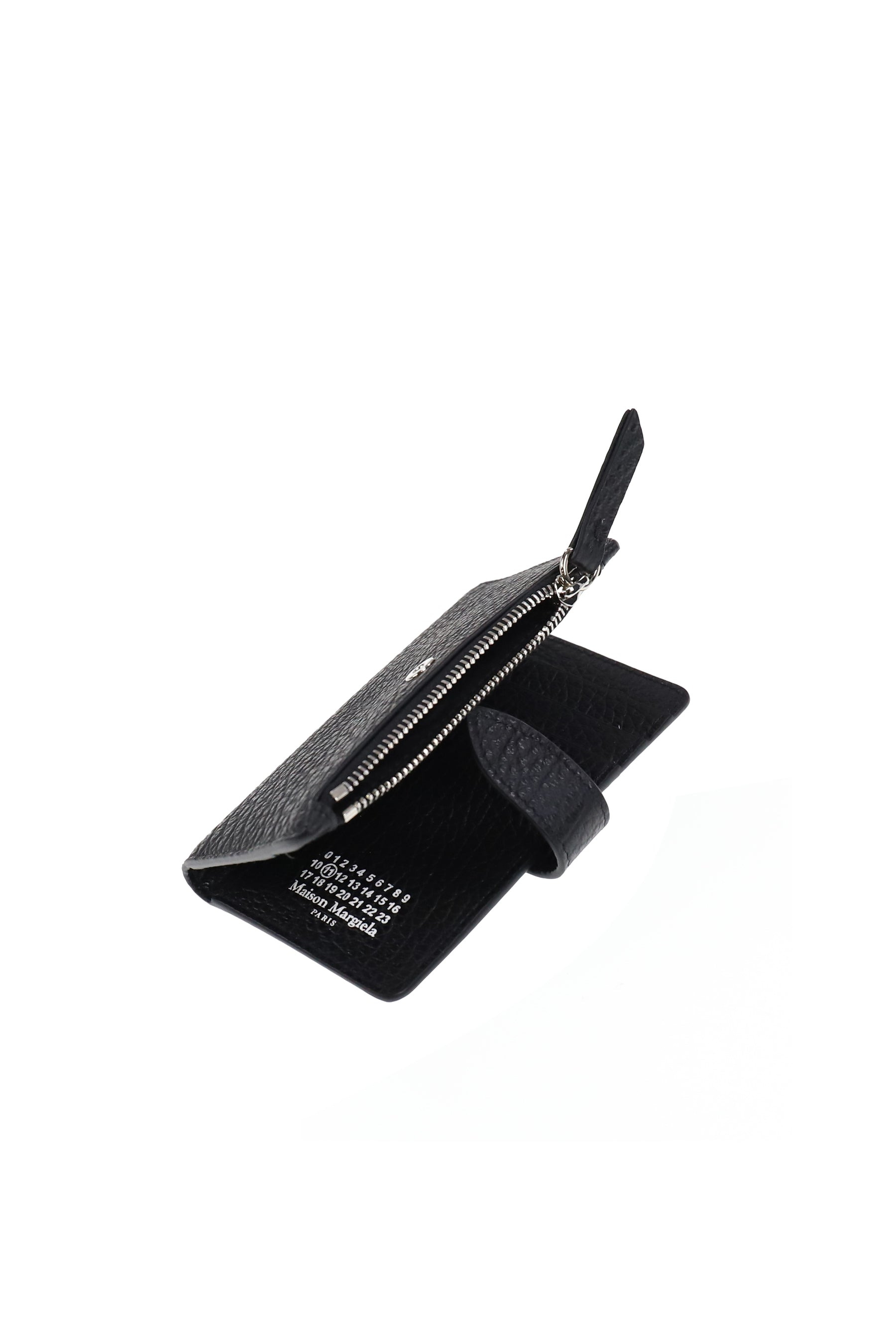 CARD HOLDER CLIP 2 WITH ZIP / BLK - 5