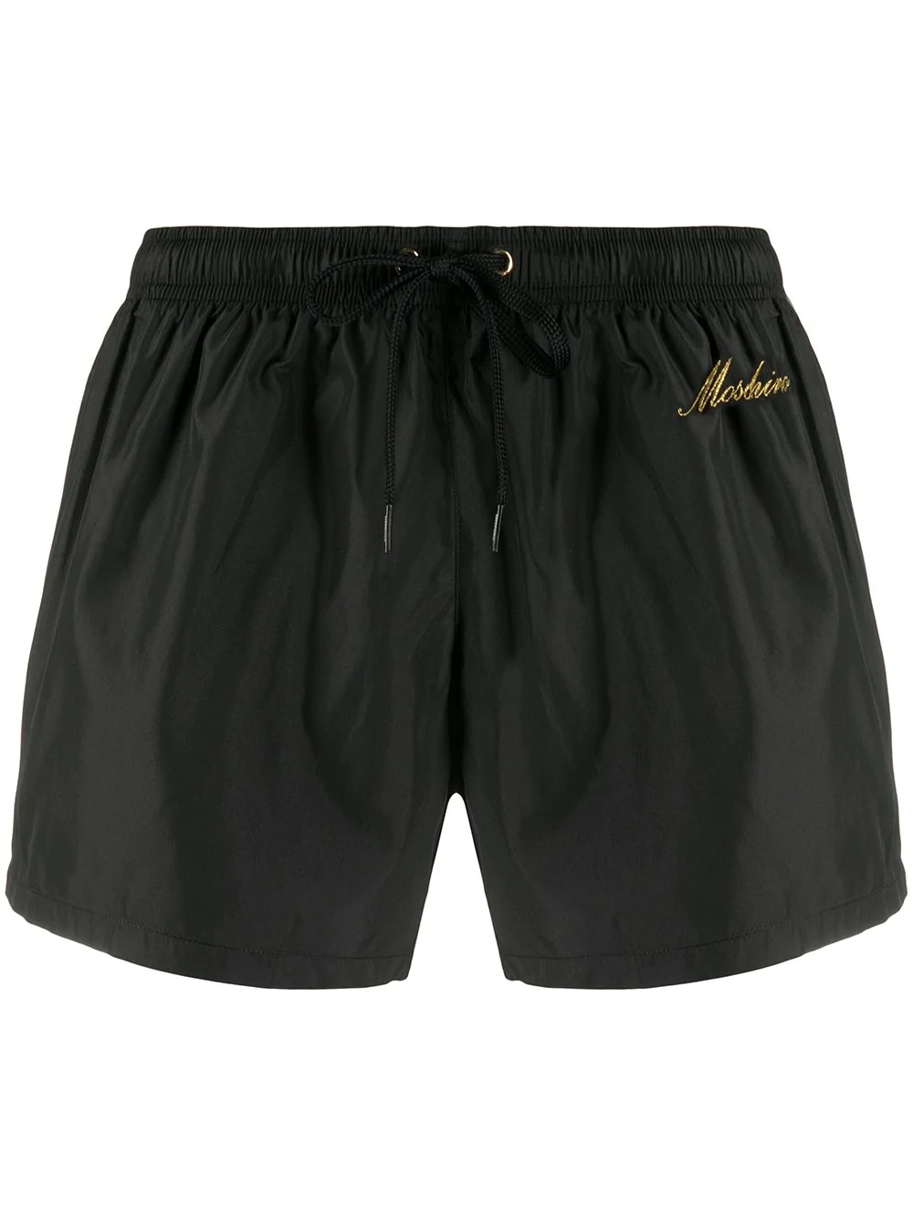 embroidered logo swimming shorts - 1