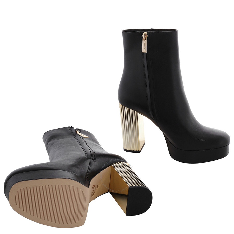 Michael Kors - Michael Kors Porter Leather Platform Booties - 2