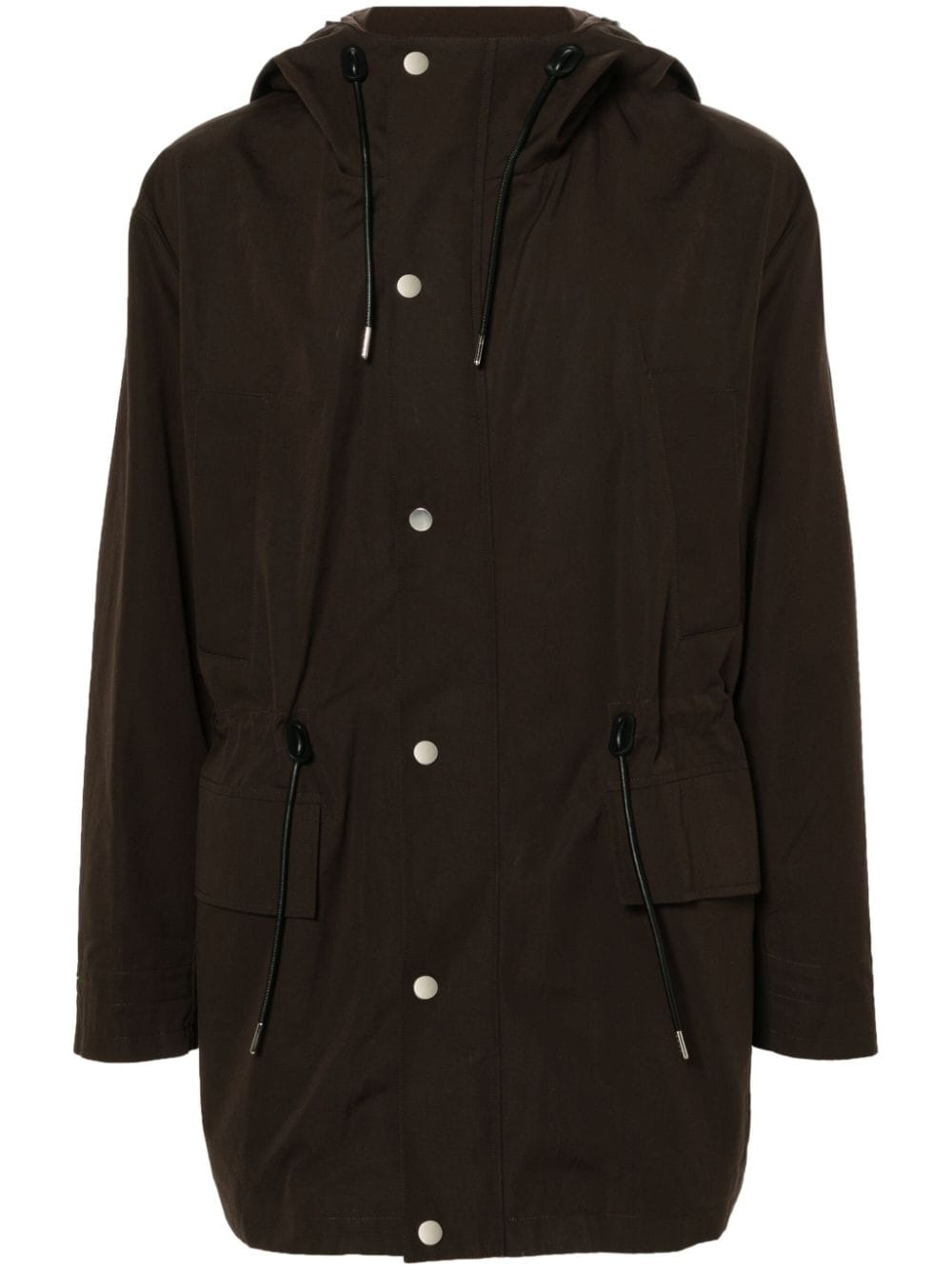 Sandro drawstring-waist hooded jacket farfetch REVERSIBLE