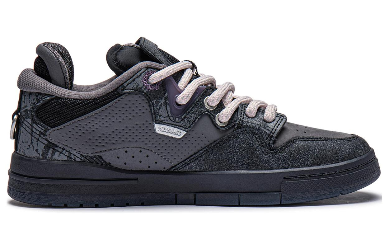 (WMNS) Li-Ning Wave Pro x Pleasures 'Black Grey' AECT066-1 - 3