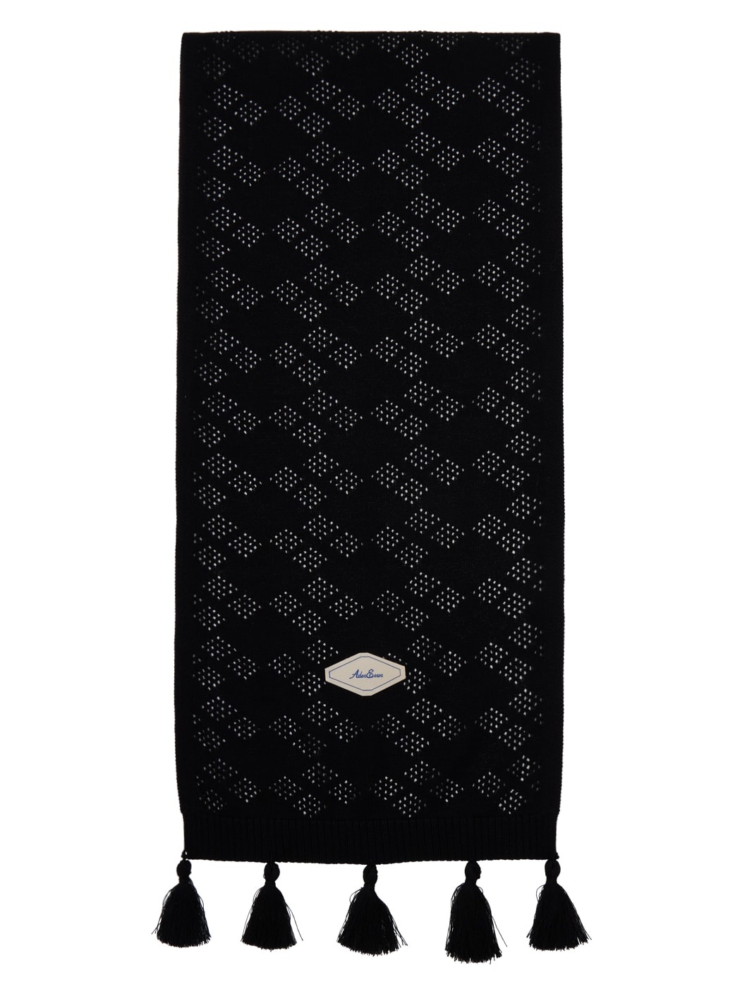 Black Fluic Scarf - 1