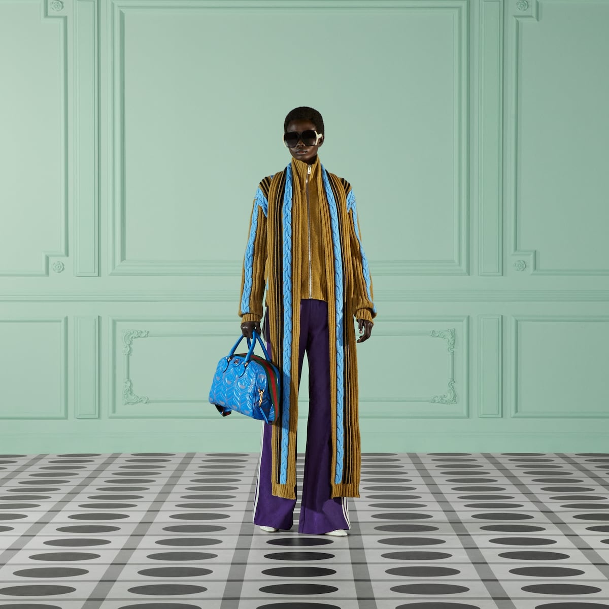adidas x Gucci GG Trefoil wide-leg pant - 2