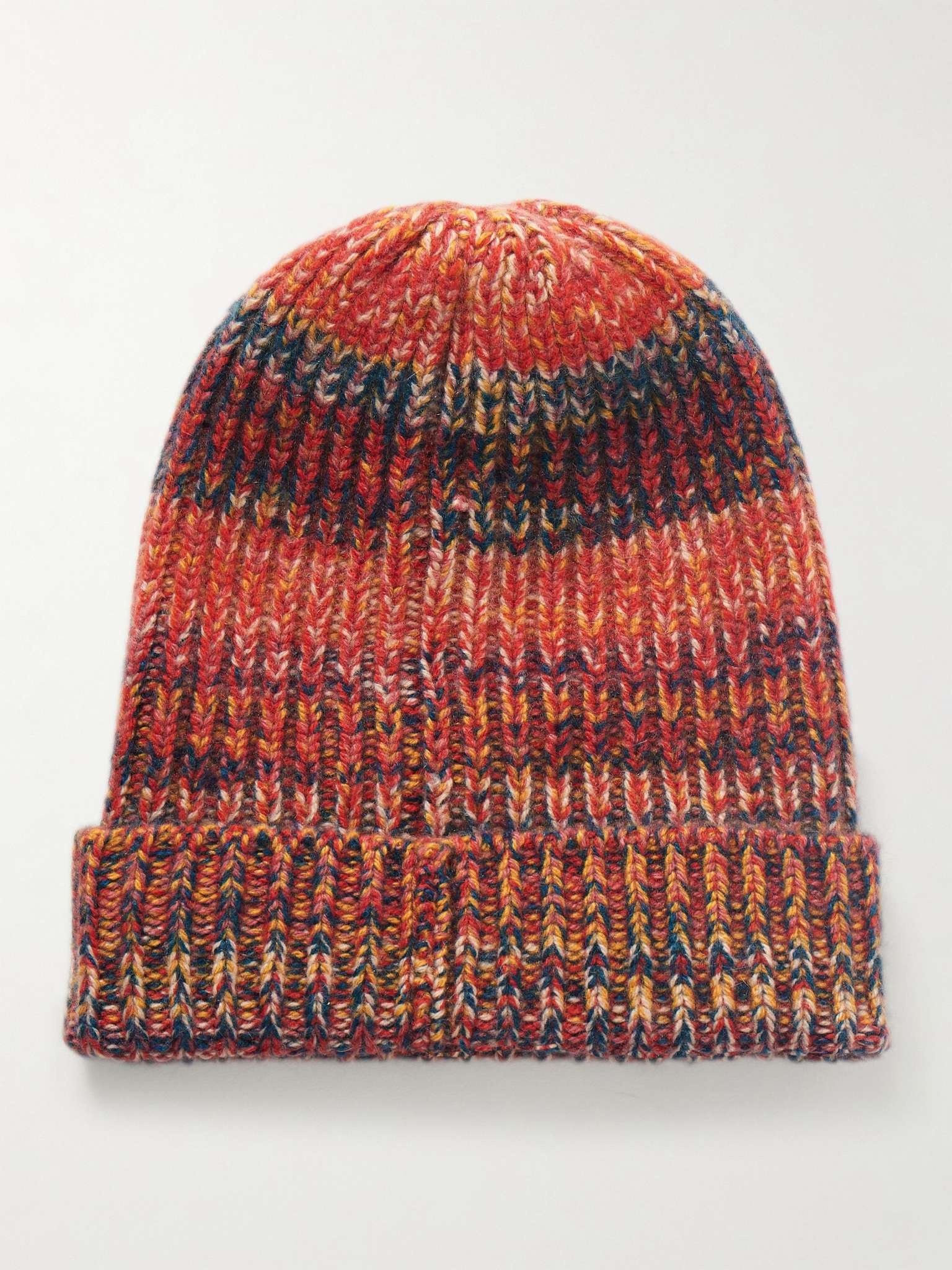 Cosmica Ranger Ribbed Cashmere Beanie - 1