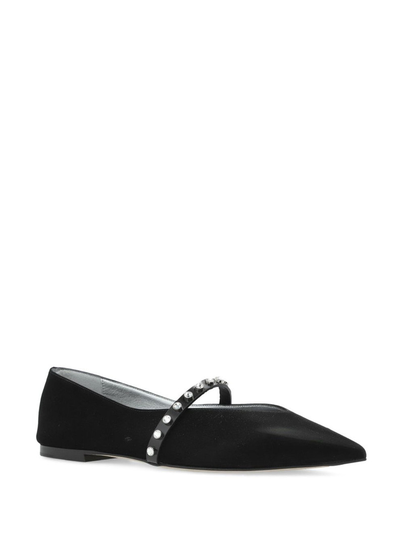 Alexander McQueen stud-detailing ballet flats outlook
