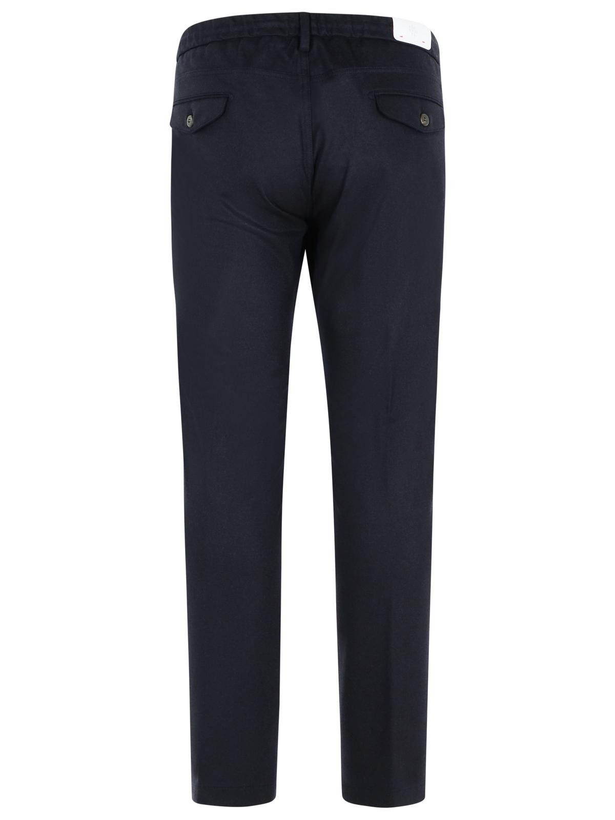 ELEVENTY - Eleventy Navy Wool And Cashmere Trousers Men - 3