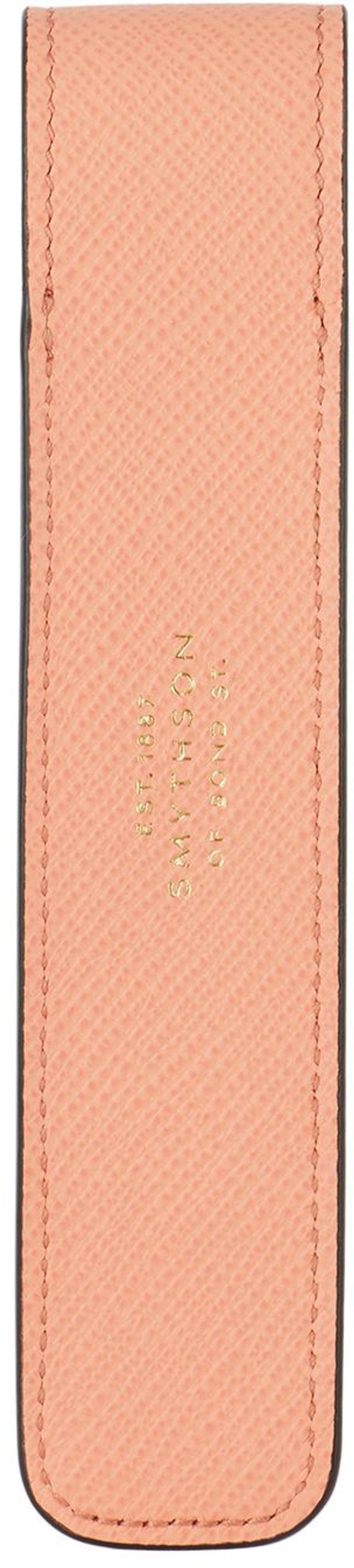 Smythson Orange Panama Pen Sleeve outlook
