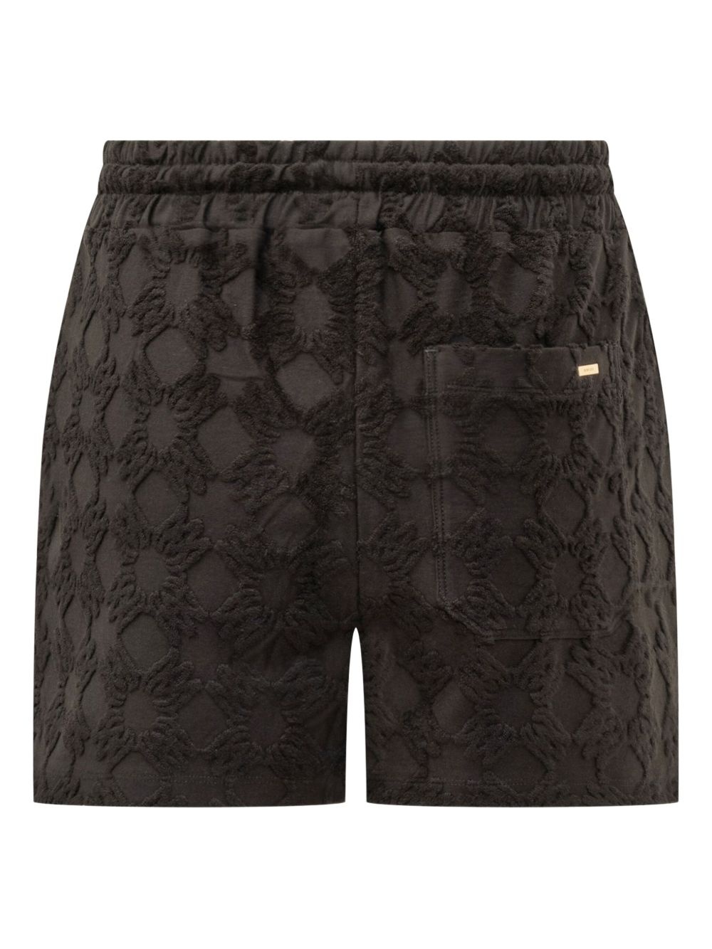 drawstring cotton-blend shorts - 2