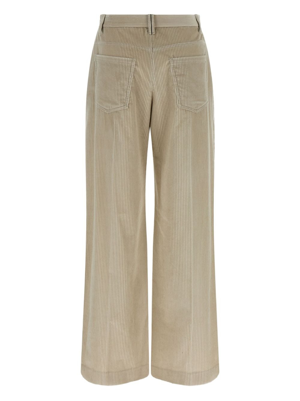 pleated corduroy trousers - 2