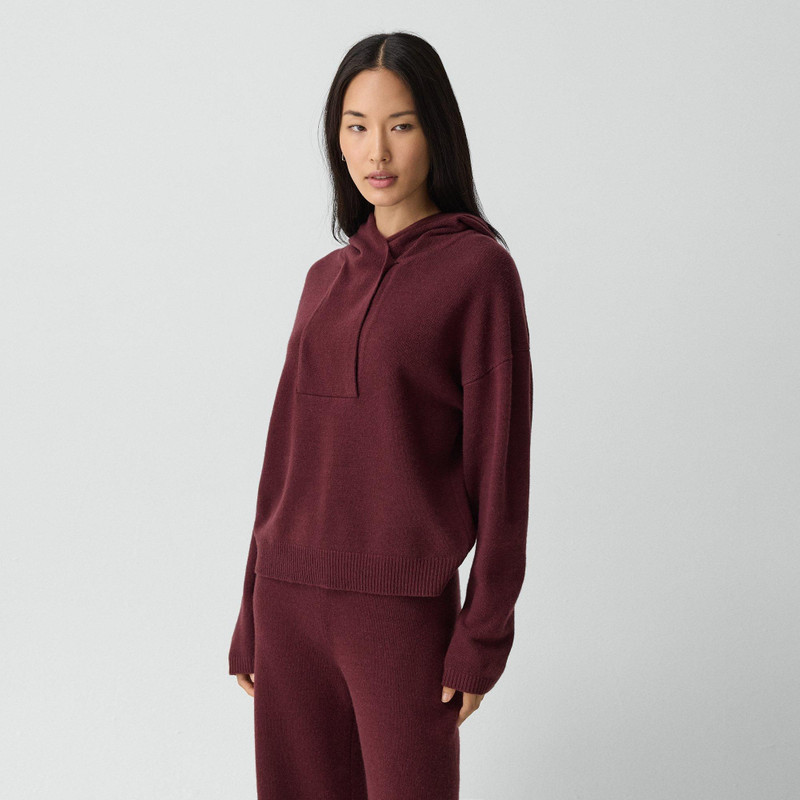 Oversized Hoodie in Felted Wool-Cashmere 3