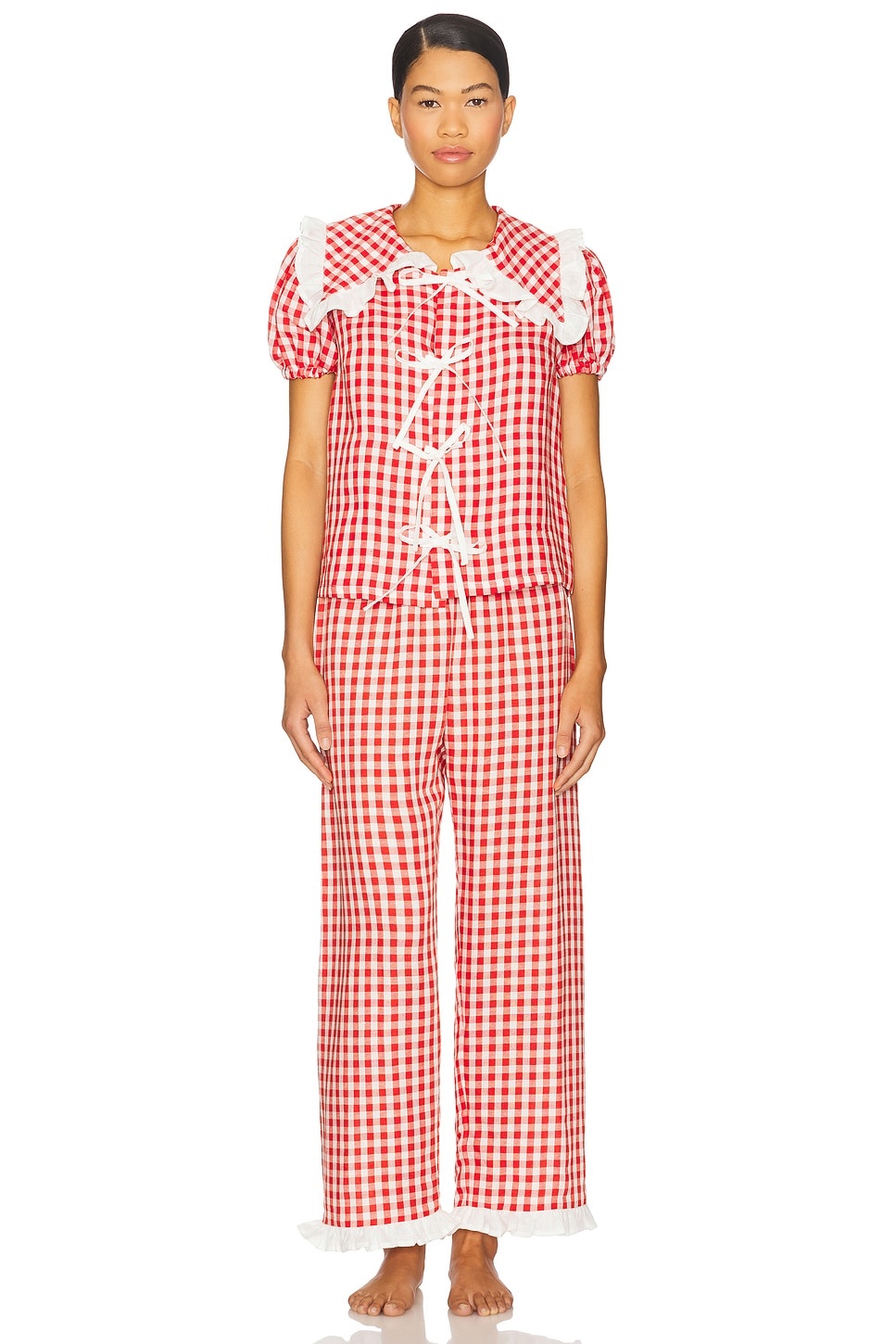 Puff Linen Bloomer Lounge Pant - 4