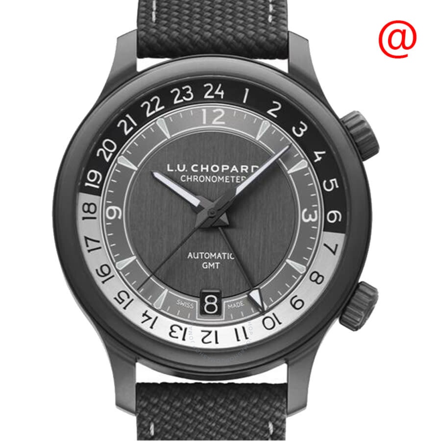 Chopard L.U.C GMT Automatic Chronometer Black Dial Limited Edition Men's Watch 168579-3004 - 1