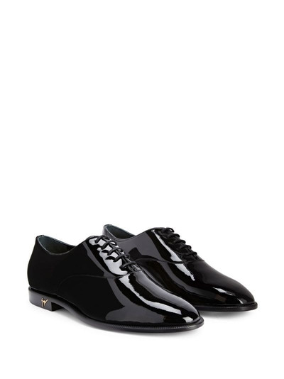Giuseppe Zanotti Melithon patent leather Oxford shoes outlook