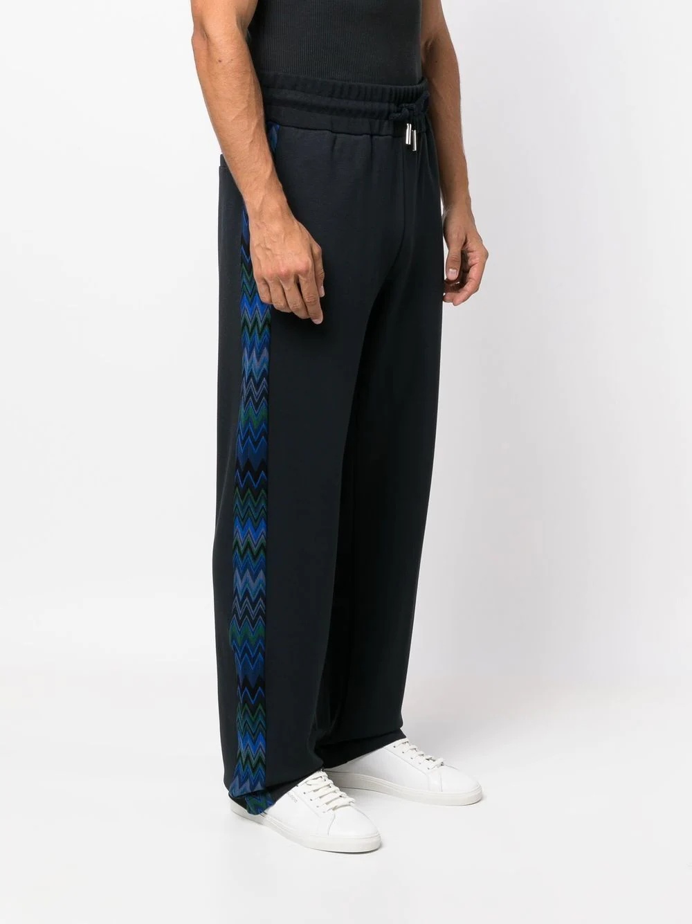 zigzag side-stripe track pant - 3