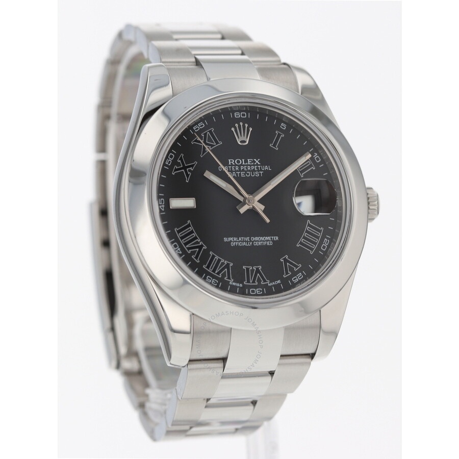 Pre-owned Rolex Datejust II Automatic Chronometer Black Dial Men's Watch 116300 BKRO - 5
