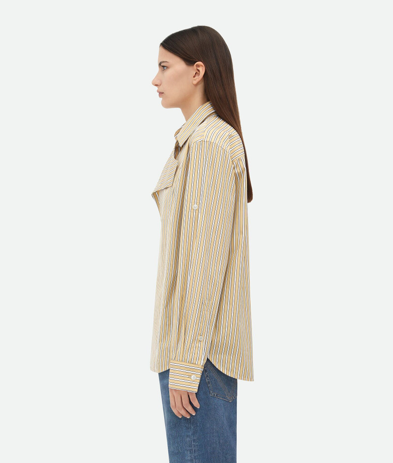 Bottega Veneta Striped Poplin Shirt outlook