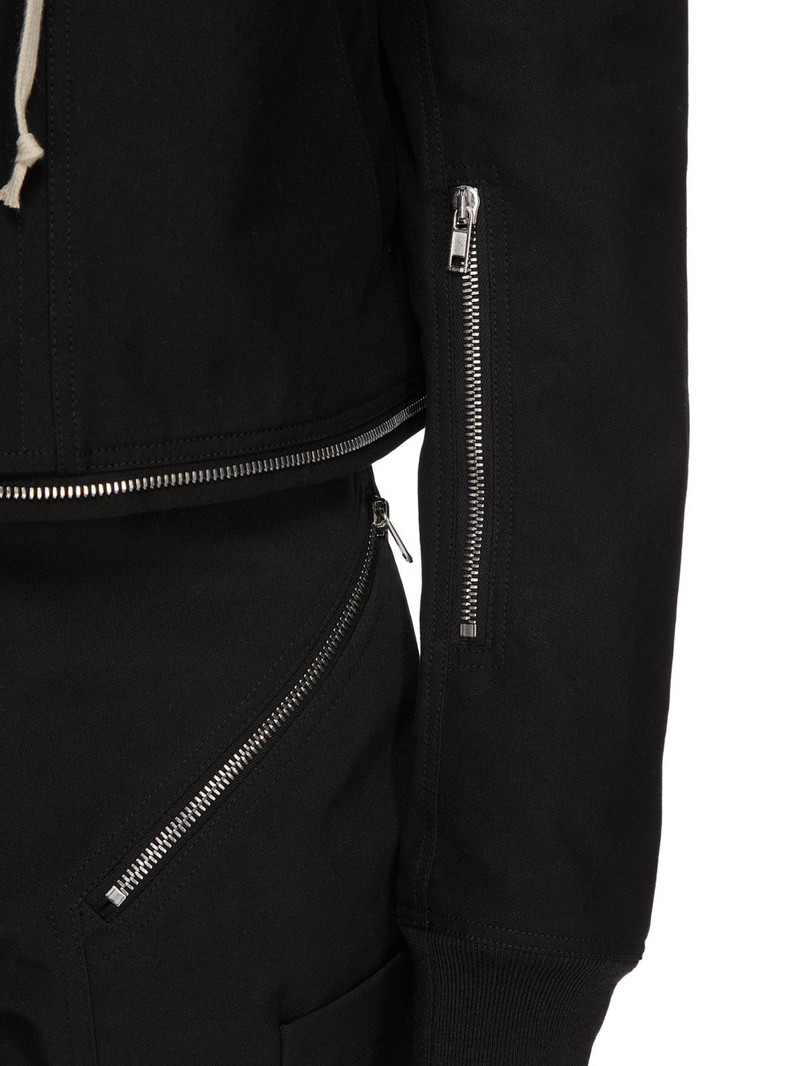 Black Hollywood Cropped Headon Parka 6