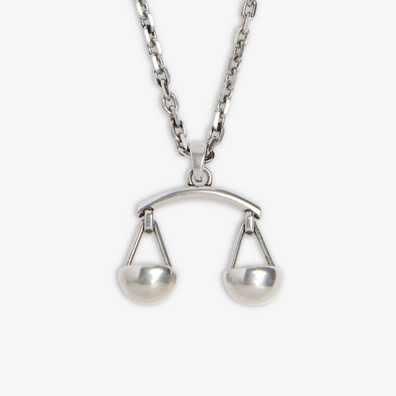 Women's Zodiac Sign Libra Necklace in Silver 4