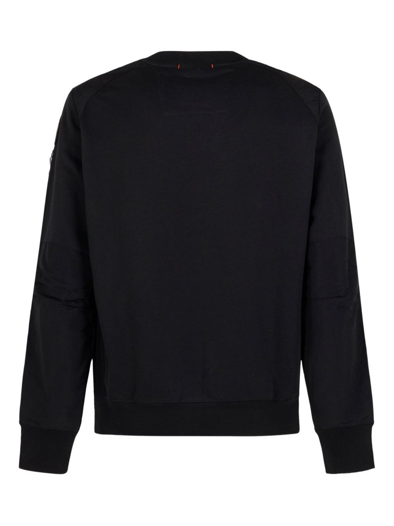 PARAJUMPERS logo-patch sweatshirt outlook