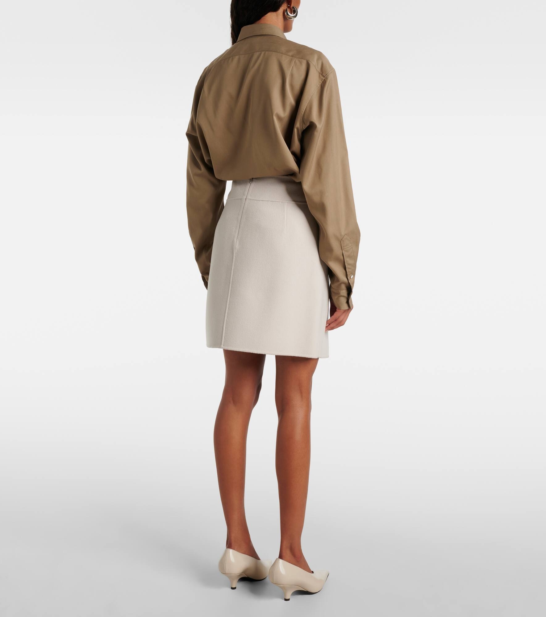 Wool miniskirt - 3