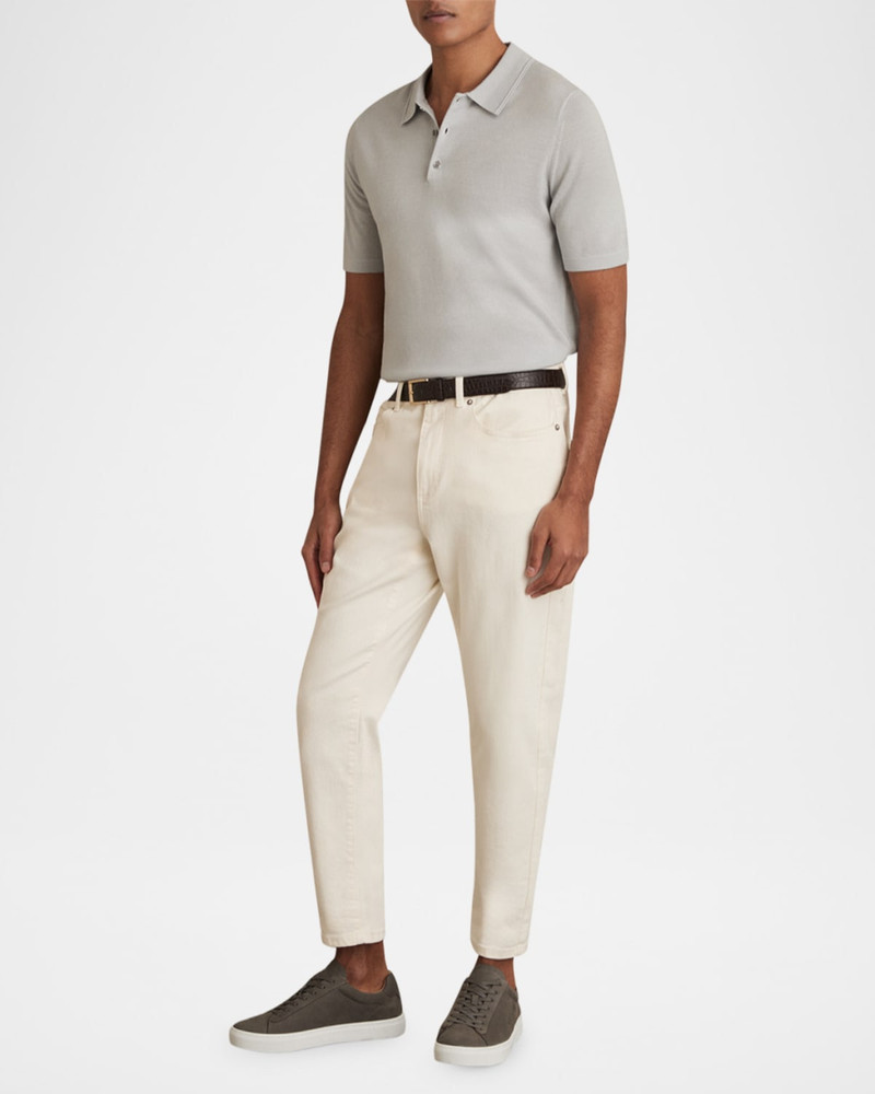 REISS Men's Manor Short-Sleeve Polo Shirt outlook