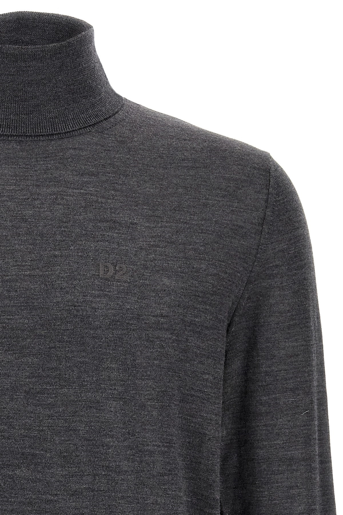 'D2' turtleneck sweater - 3