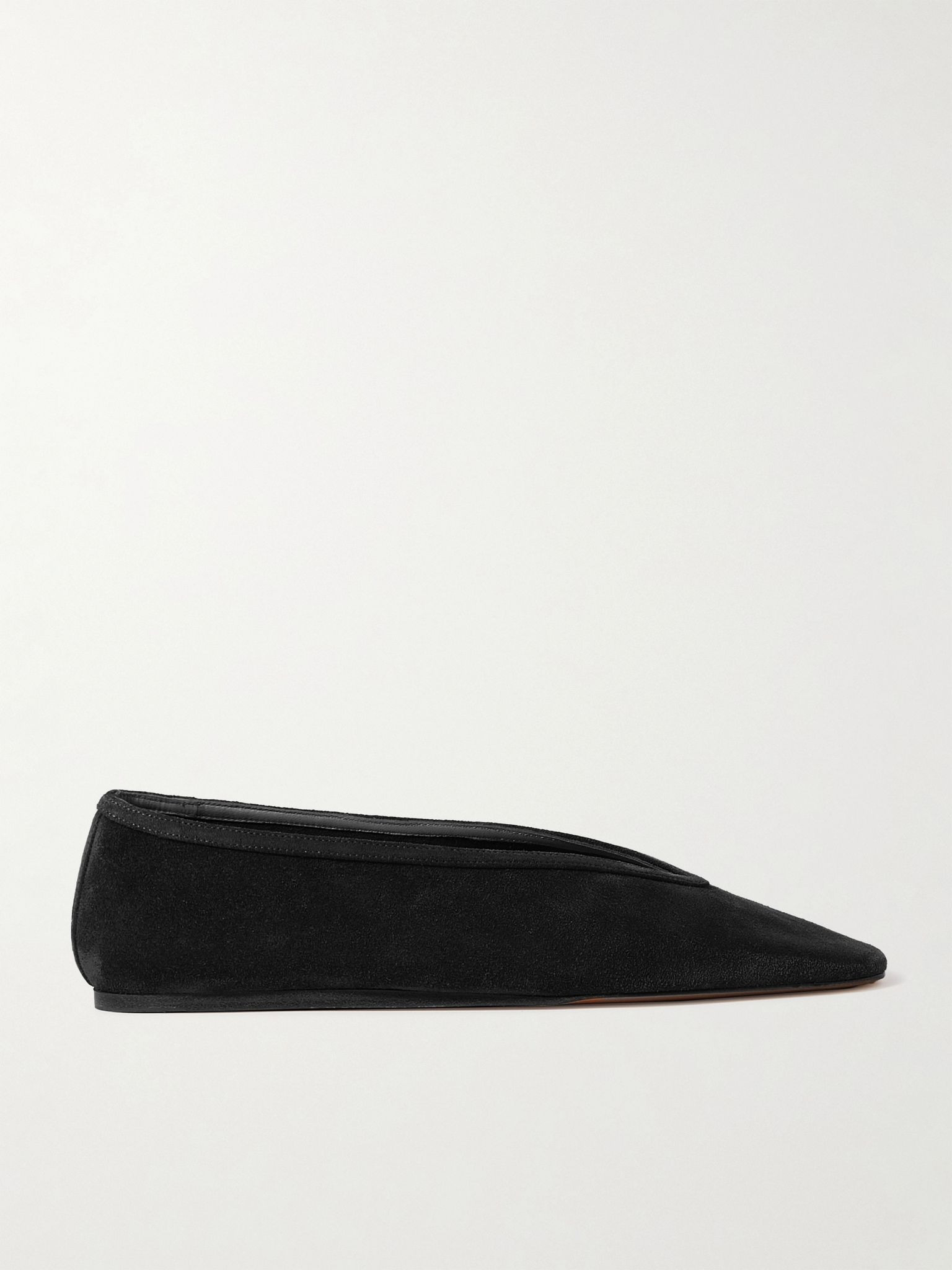 Luna suede ballet flats Black - 1